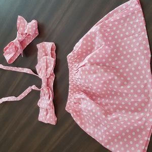 Posh Peanut Pink Polka Dot Set